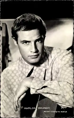 Ak Schauspieler Marlon Brando, Portrait