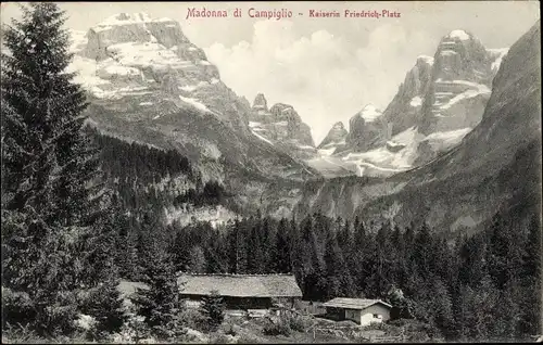 Ak Madonna di Campiglio Sankt Maria im Pein Trentino, KaiserinFriedrich Platz