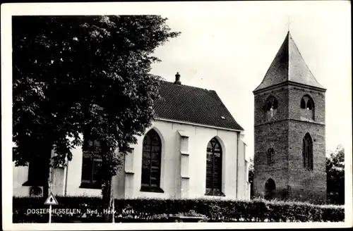 Ak Oosterhesselen Drenthe Niederlande, Kirche