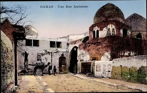 Ak Damaskus Syrien, Une Rue Ancienne