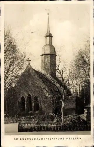 Ak Meißen in Sachsen, Kriegergedächtniskirche zu St. Nicolai