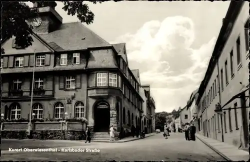 Ak Oberwiesenthal Erzgebirge, Karlsbader Straße