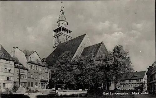 Ak Bad Langensalza in Thüringen, Marktkirche