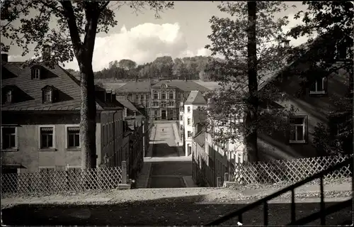 Ak Ehrenfriedersdorf im Erzgebirge, Blick zur Schule