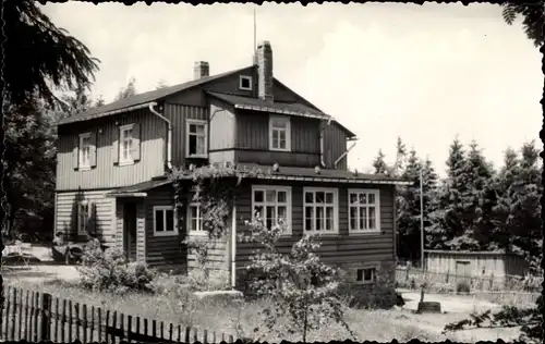 Foto Ak Oberhof im Thüringer Wald, Forsthaus Sattelbach