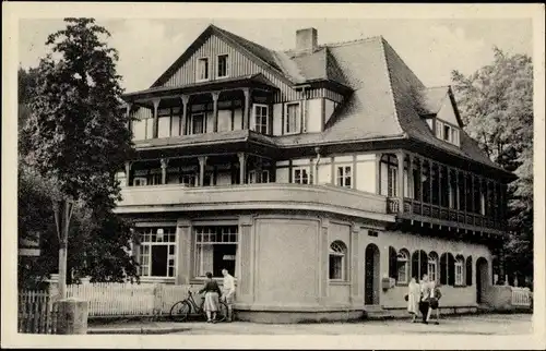 Ak Sitzendorf in Thüringen, HO-Hotel Zur Linde