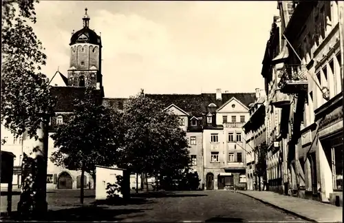 Ak Neustadt an der Orla, Marktplatz, Geschäfte