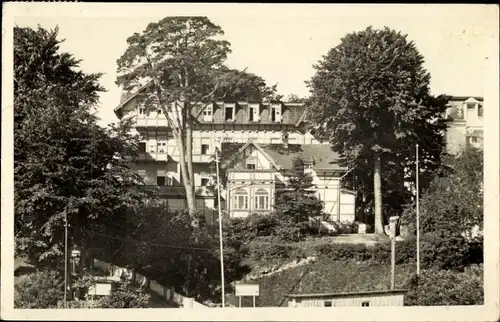 Ak Ostseebad Bansin Heringsdorf auf Usedom, Pension Bansin