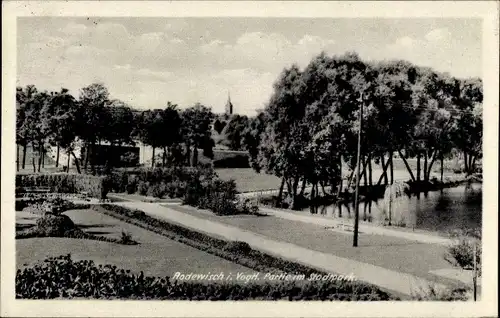 Ak Rodewisch im Vogtland Sachsen, Stadtpark