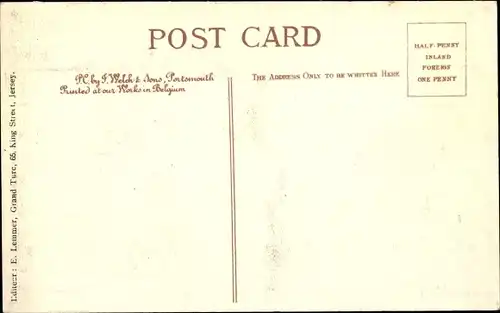 Ak Plemont Kanalinsel Jersey, Plemont Bridge, Höhlen