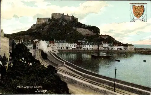 Ak Jersey Kanalinseln, Schloss Mont Orgueil