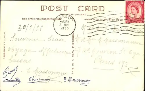 Ak St. Brelade Kanalinsel Jersey, La Corbiere Leuchtturm