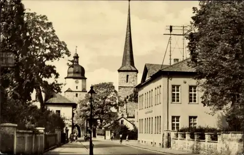 Ak Arnstadt Thüringen, Blick zum Riedtor