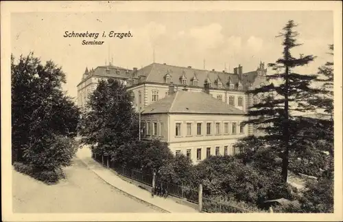 Ak Schneeberg im Erzgebirge, Seminar