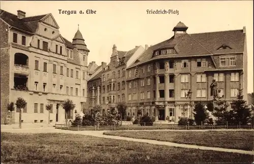 Ak Torgau an der Elbe, Friedrichplatz