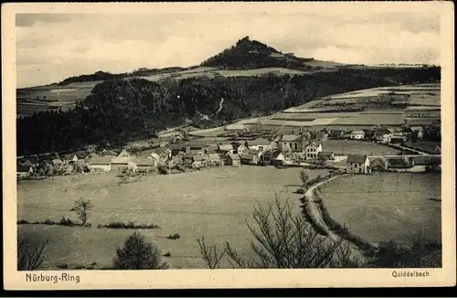 Ak Quiddelbach in der Eifel, Nürburg Ring