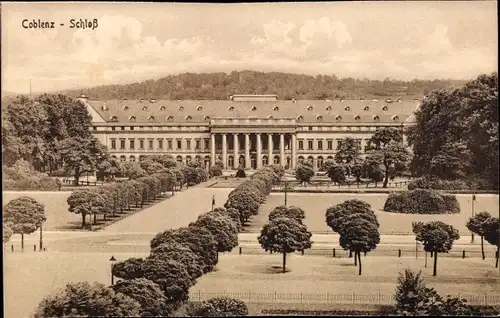 Ak Koblenz am Rhein, Schloss