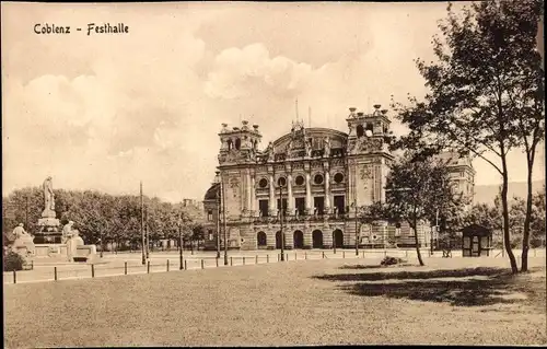 Ak Koblenz am Rhein, Festhalle