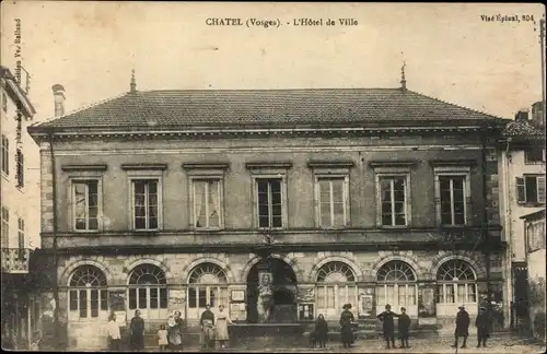 Ak Châtel sur Moselle Vosges