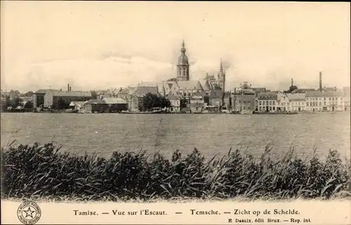 Ak Thames Temse Temsche Ostflandern