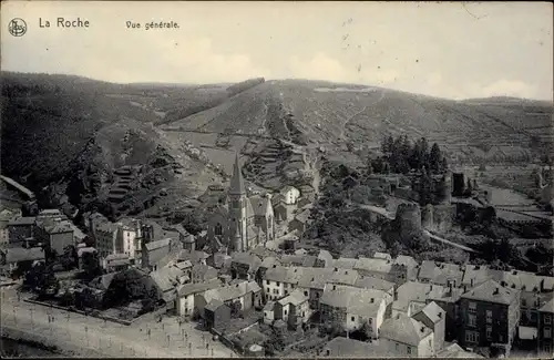 Ak La Roche en Ardenne Luxemburg, Gesamtansicht