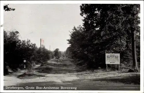 Ak Driebergen Utrecht Niederlande, Grote Bos-Arnhemse Bovenweg