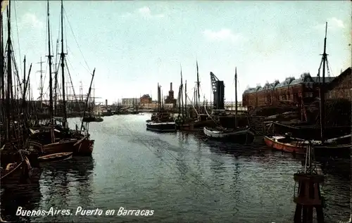 Ak Buenos Aires Argentinien, Puerto en Barracas