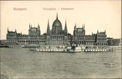 Ak Budapest Ungarn, Parlament