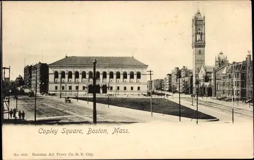 Ak Boston Massachusetts USA, Gesamtansicht des Copley Square