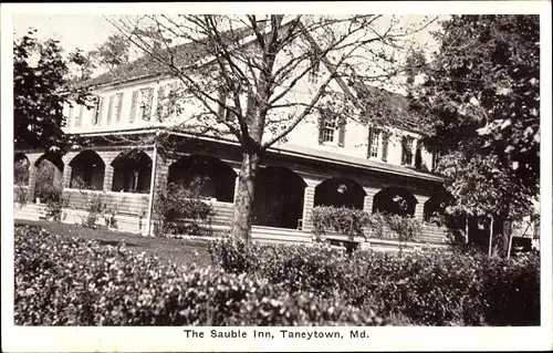 Ak Taneytown Maryland USA, das Sauble-Gasthaus