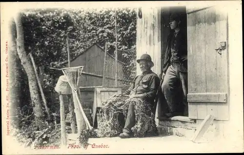 Ak Québec Kanada, Fishermen, Fischer