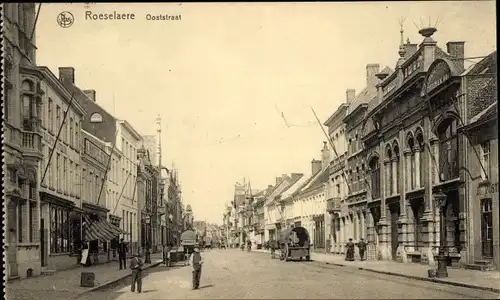 Ak Roeselare Roeselaere Rousselare Roulers Westflandern, Ooststraat