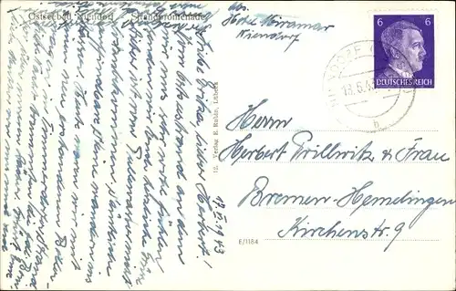 Ak Ostseebad Niendorf Timmendorfer Strand, Strandpromenade