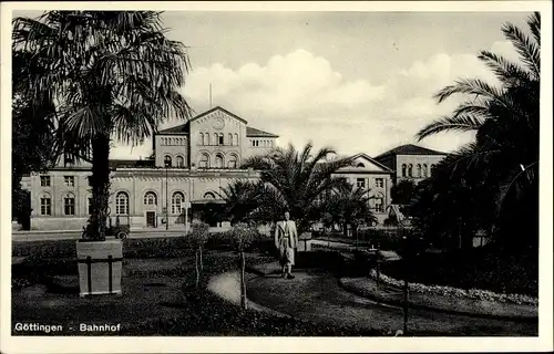 Ak Göttingen in Niedersachsen, Bahnhof