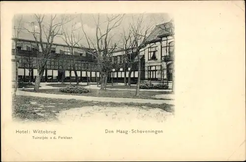 Ak Scheveningen Den Haag Südholland, Hotel Wittebrug, Parklaan