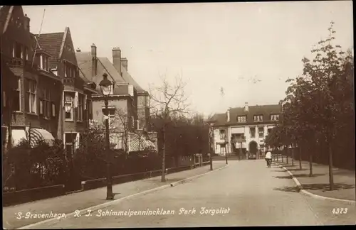 Ak 's Gravenhage Den Haag Südholland, R.J. Schimmelpennincklaan, Park Zorgvliet