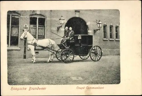 Ak Den Haag Südholland Niederlande, Haagsche Brandweer, Coupe Commandant