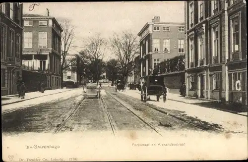 Ak 's Gravenhage Den Haag Südholland, Parkstraat en Alexanderstraat