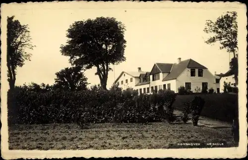 Foto Ak Rønshoved Dänemark, Schule