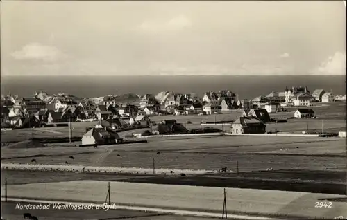Ak Nordseebad Wenningstedt auf Sylt, Blick auf den Ort