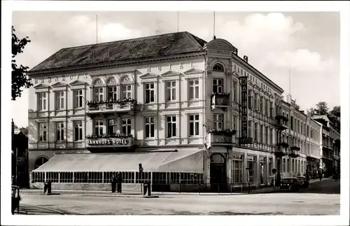 Ak Flensburg, Bahnhofshotel von Frau Emmy Prien