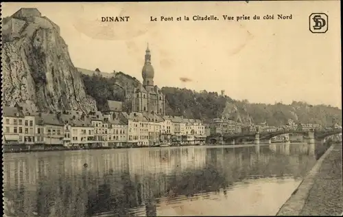 Ak Dinant Wallonien Namur, Le Pont et la Citadelle
