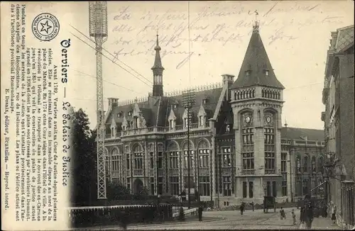 Ak Verviers Wallonie Lüttich, Le Palais de Justice