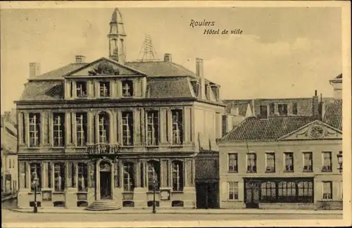 Ak Roeselare Roeselaere Rousselare Roeselare Westflandern, Rathaus