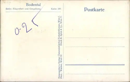 Ak Bodental in Kärnten, Ortsmotiv