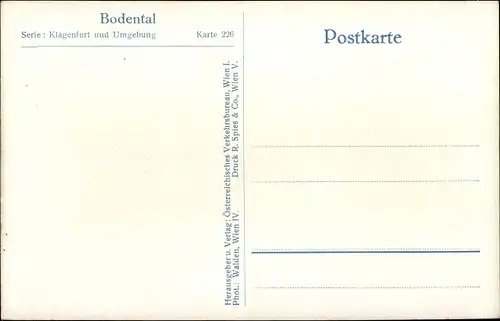 Ak Bodental in Kärnten, Ortsmotiv