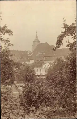 Foto Ak Ronneburg in Thüringen, Blick von der Schießgasse