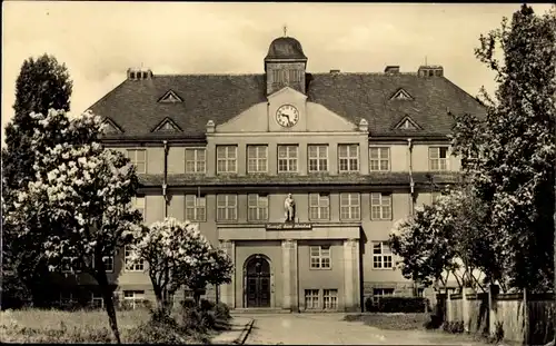 Ak Mosel Zwickau in Sachsen, Schule