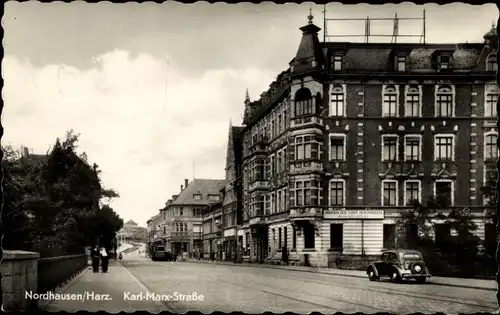 Ak Nordhausen am Harz, Karl Marx Straße