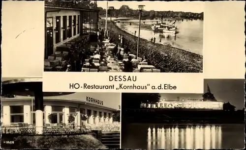 Ak Dessau in Sachsen Anhalt, HO-Restaurant Kornhaus